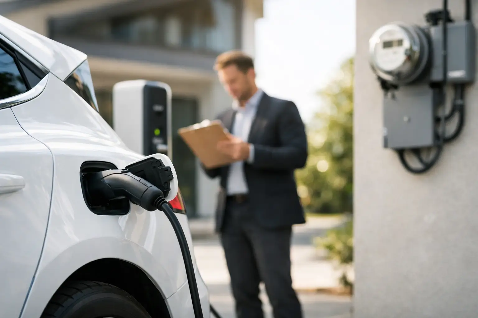 Potencia necesaria para cargar coche eléctrico